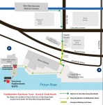 Location Map - Vancouver Paddlewheeler, New Westminster - Boats, Skytrain, Parking